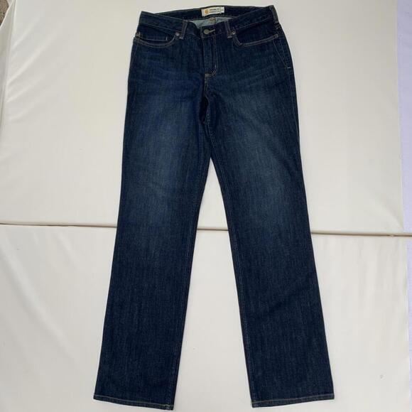 Carhartt Womens Sz 8 Tall Rugged Flex Relaxed Fit Jeans Stretch Blue - Picture 9 of 9